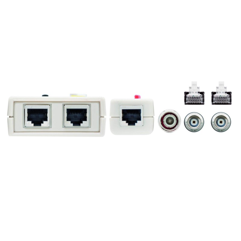 Nanocable 10.31.0303 - Professioneller Tester für RJ11/RJ12/RJ45, und Koaxialkabel