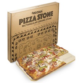 Kona Gourmet 15"x12" Rectangle Cordierite Pizza Stone