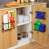 YIGII 3 Pack Adhesive Cabinet Organizer - Wall Mounted Pantry