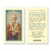 Generic A Prayer for Children/St. Nicholas Laminated Holy Cards, 25-Count