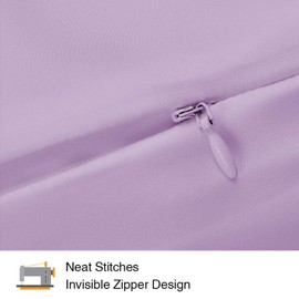 INSSL Silk Pillowcase Christmas Gift for Women, Mulberry Silk Pillowcase for Hair and Skin and Stay Comfortable and Breathable During Sleep. (Purple, 20"×26")