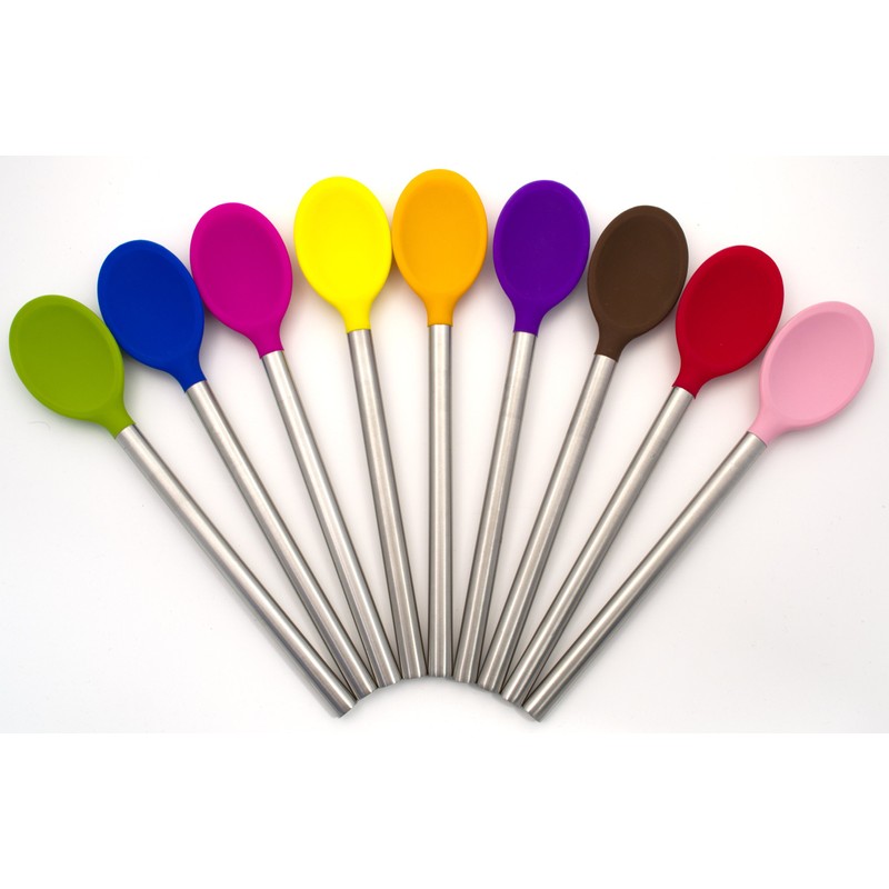 Tovolo 80-4159 - Cuchara de silicona (12,3 cm), color morado