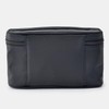 Muji 83525484 Nylon Pouch with Hand, Black, Approx. 8.1 x