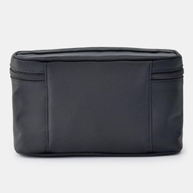 Muji 83525484 Nylon Pouch with Hand, Black, Approx. 8.1 x 4.1 x 4.9 inches (20.5 x 10.5 x 12.5 cm)