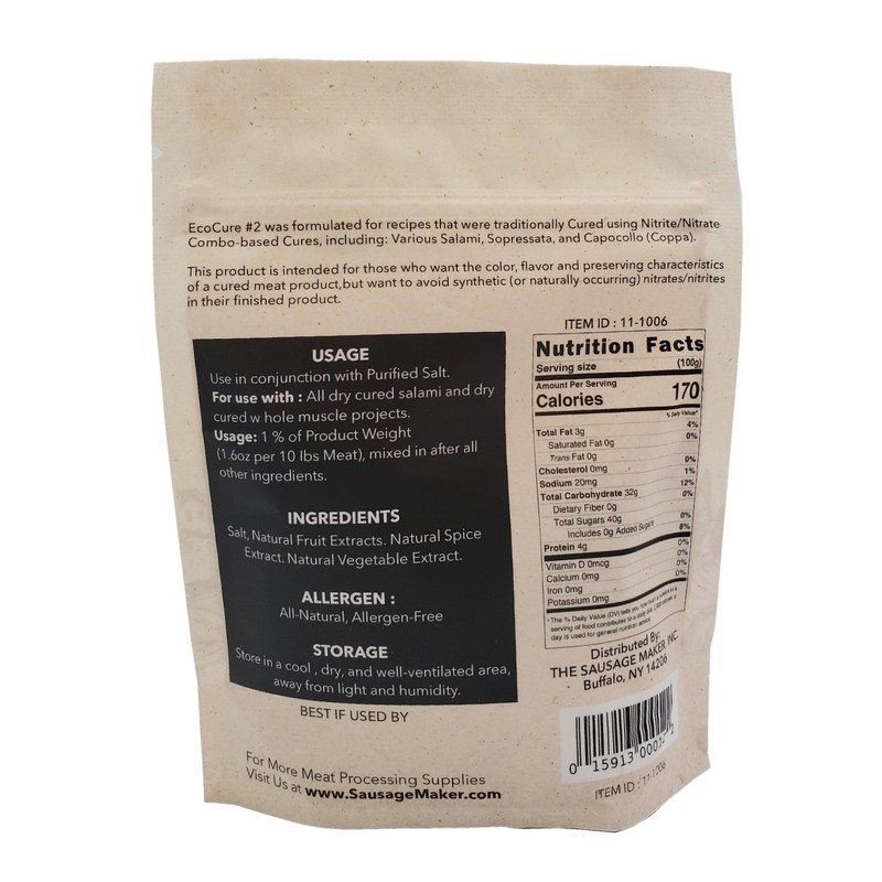 The Sausage Maker - EcoCure #2, 8 oz.