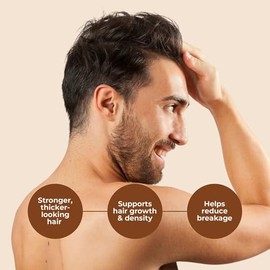 GOLD COLLAGEN Hairlift - Biotin Hair Growth Marine Collagen Supplements for Women & Men with Vitamin C and B6, Hyaluronic Acid, Zinc and Keratin Hair Treatment, Skin and Nails, 10 Bottles 50 ml Each