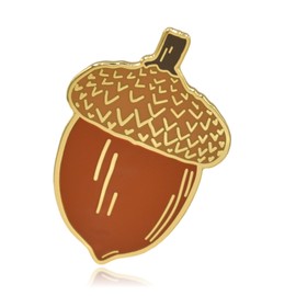 Clayton Jewelry Labs Acorn Oaknut Hard Enamel Pin (Gold)