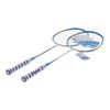 2 Player Badminton Racquets Set Lightweight Full Carbon Double Rackets