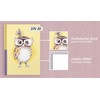 RNKVERLAG 46812 Notebook Owl DIN A5 Dotted with 96 Sheets
