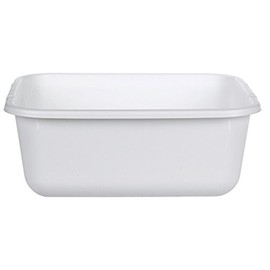 Rectangle Dishpan Finish: White