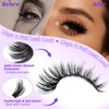 calphdiar Russian Cluster Lashes Kit 14-20mm Long Eyelashes Individual Kit