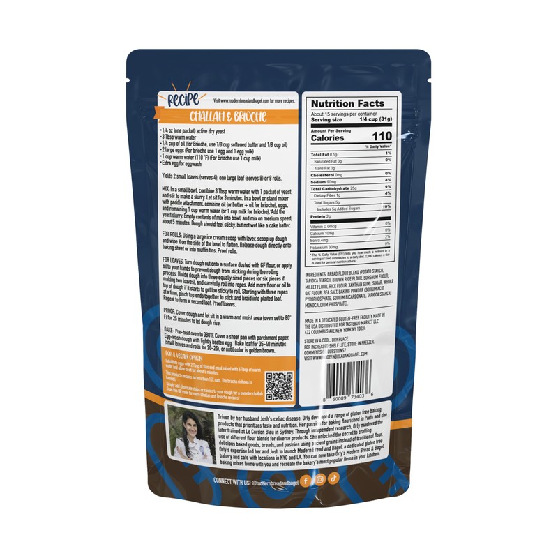 Modern Bread & Bagel Gluten-Free Brioche & Challah Mix |