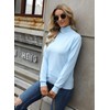 SANGTREE Women's Long Sleeve Turtleneck Sweater Soft Lightweight Knit Pullover