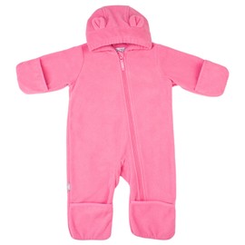 Jan & Jul Baby Girls Cute and Cozy Fleece Suit (Watermelon Pink, 6-12 Months)