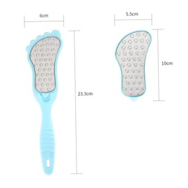 Beavorty Ergonomic Foot Grinder Set Foot File Portable Rasp Manual Skin Smoother Callus Remover