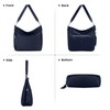 Genuine Leather Crossbody Bags for Women, Leather Purse Soft Hobo