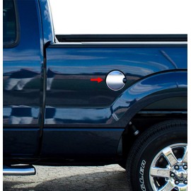 Tyger Auto Made in USA! Compatible with 2009-2014 Ford F150 Gas Cap Chrome Stainless Steel Fuel Cover