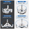 KZINO Oil Filter Removal Tool, Universal Oil Filter Wrench, Oil