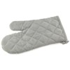 FACKELMANN 14298 - Guanto da forno, in cotone, colore: Bianco/Grigio