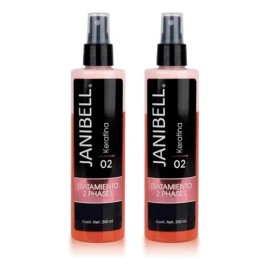 Kit Tratamiento 2 Phases Keratina Janibell 250ml 2 Piezas