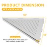 Neodrain 10 Inch Brushed Shower Shelves Corner Shelf for Tile