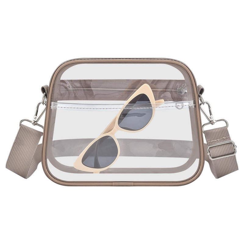 Busiuw Clear Bag for Stadium Events Mini Small Clear Purse