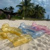 FUNBOY Clear Yellow Mesh Chair 2-in-1 Water Chair with Cooling