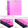 INFUN All-in-one Telescoping Binder Notebook- 2PCS, Refillable 3 Ring Notebook