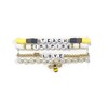 COLORFUL BLING Teacher Appreciation Bracelets Solf Clay Love Teach Inspire