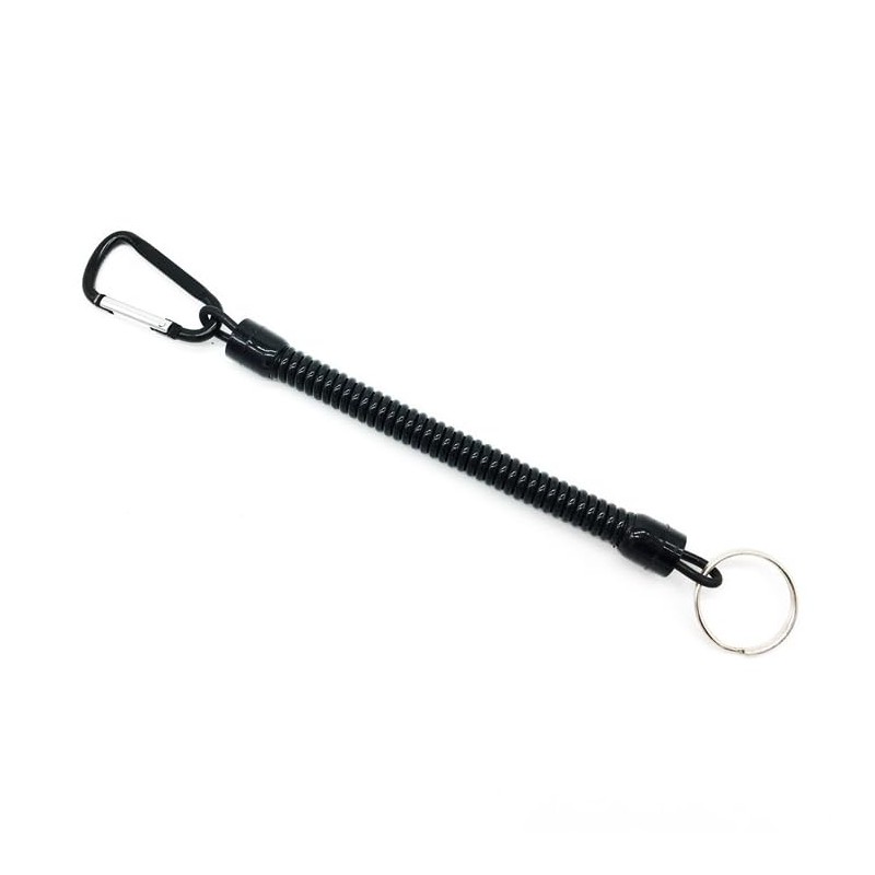 Plus Nao Spiral Key Chain, Key Ring, Carabiner, Spring Cord