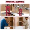 Cabinet Door Mounting Jig 2-in-1 Mounting Tool with Quick Edge