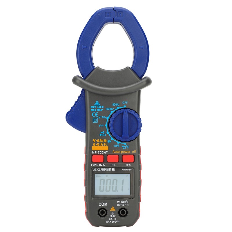 Digital Clamp Multimeter AC Volt Amp Meter Tester Intelligent High