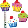 Really Good Stuff Cupcake Birthday Pencils and Erasers Kit -