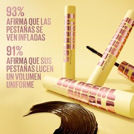 Maybelline Colossal Bubble Mscara de Pestaas, Volumen Intenso Hasta por 24H, Eleva cada Pestaas sin Apelmazar, A Prueba de Agua, Tono Very Black,...  