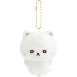 San-X MV34601 Ishiyo-chan "Junior Present" Dangling Plush Toy, Junior Size (H x W x D): 4.1 x 3.5 x 2.8 inches (105 x 90 x 70 mm)