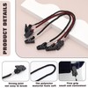 Fascetta 3pcs Hat Retainer Clip Windproof Fishing Caps Easy Clips