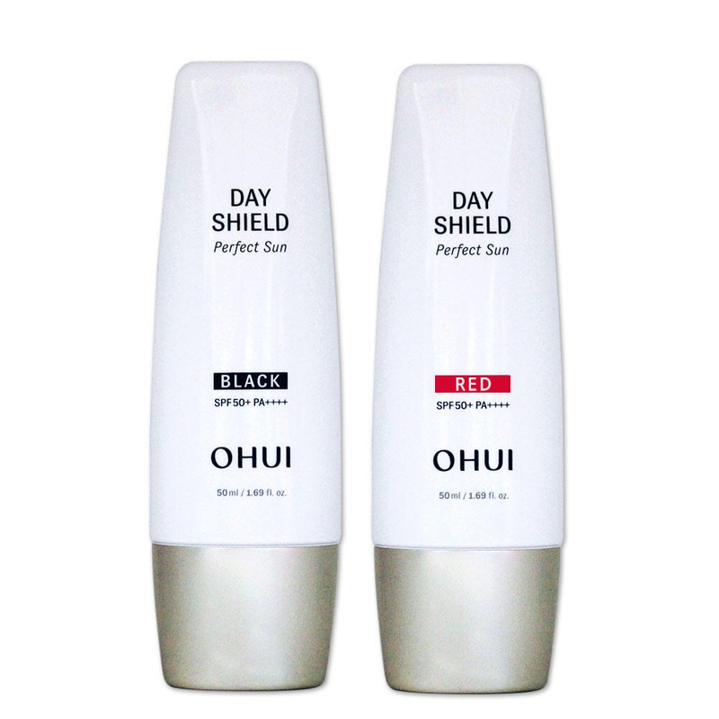 OHUI 오휘 데이쉴드 퍼펙트 선크림/블랙/레드/기획세트/50ml/80ml/유브이 포스 [퍼펙트선 레드] O'Hui Day