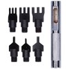 Leather Prong Set Metal Interchangeable Flat Chisel Bit Hole Punch