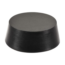 sourcing map Rubber Tapered Plug 75mm to 90mm Solid Test Tubes Bungs Stopper Black for Lab Home