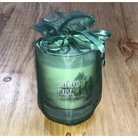 Scentsational Natural Soy Wax Candle 11 oz Sherwood Forest In Organza Gift Bag