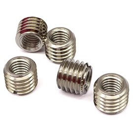 FZJDSD 5 Pcs Thread Adapters Sleeve Reducing Nut for M12 12MM Male to M8 8MM Female - REDUCERS Female Screw Sleeve Conversion Nut