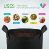 VIVOSUN 10-Pack 20 Gallon Grow Bags, Reinforced Planter Fabric Pots