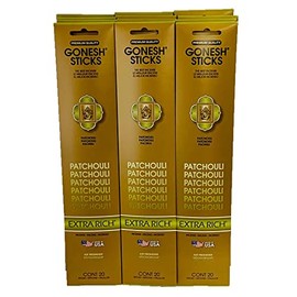Gonesh Incense Sticks Patchouli Lot of 12