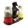 Dachshund Delight Salt & Pepper Shaker Holder, Hot and Spicy