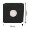 Pack of 50 LP Record Inner Sleeves Black with Corner