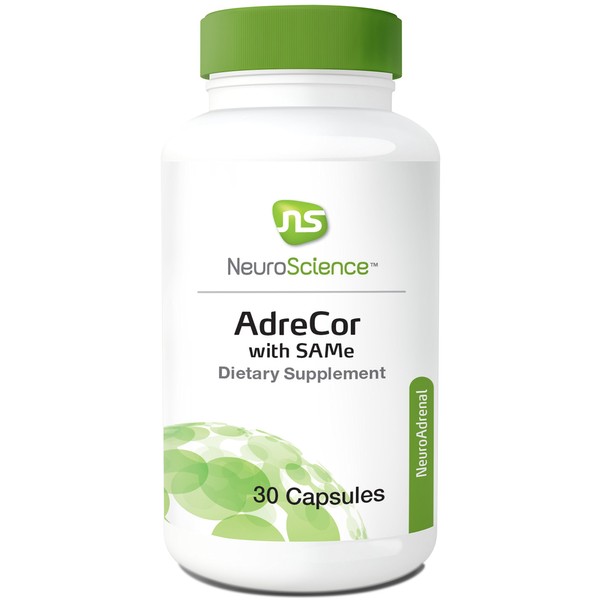 NeuroScience AdreCor with Same - Mood and Adrenal Support Complex with Rhodiola and Histidine (30 Capsules)