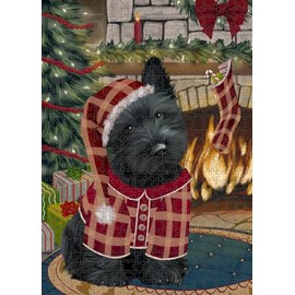 Doggie of The Day Scottish Terrier Dogs - Stocking Hung - Jigsaw Puzzle for Adults - Interlocking Puzzle Game Artwork - Gift for Dog Lovers, 200 pcs. DOTD200PZLE3930
