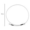 Sarini 2pcs 2M Security Bike Lock,Cable Lightweight Wire Cable Lock,Double