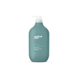 Method Method Mens Body Wash, Shower Gel and Body Soap that Revitalises and Refreshes the Skin for a Deep Clean, Sea + Surf Scent, 828 ml