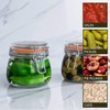 Hovico 25 oz Glass Jars With Airtight Lids And Leak